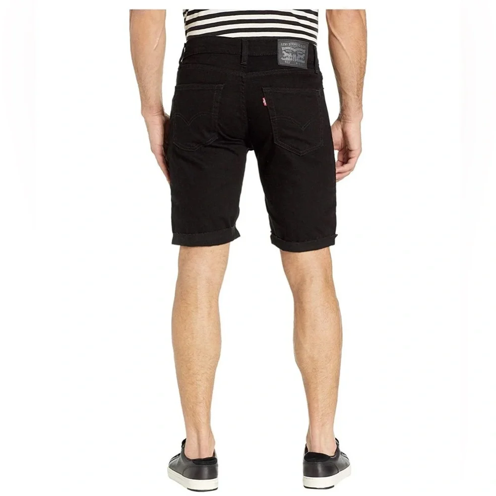 Levi's Charcoal Denim Shorts